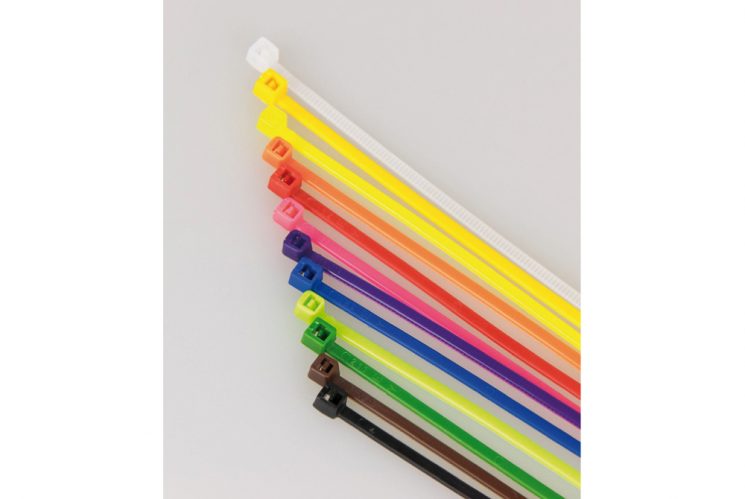 Kabelbinder in vielen verschiedenen Farben